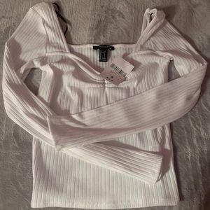 white long sleeve shirt